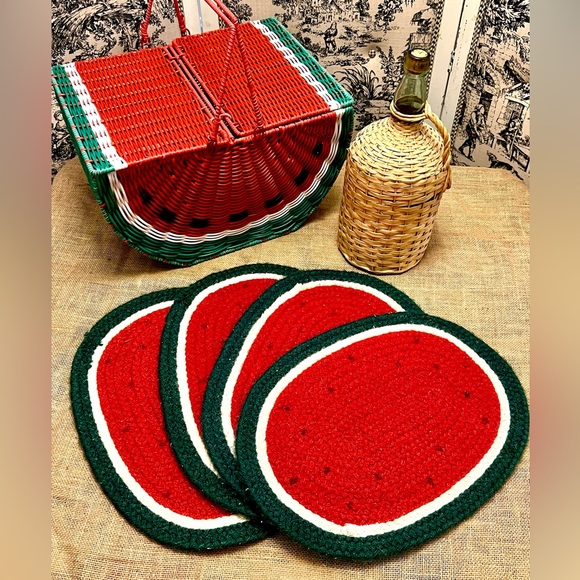 Vintage Kitchen Vintage Watermelon Placemats Set4 Poshmark